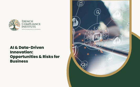 AI & Data-Driven Innovation: Opportunities & Risks for Business covering AI governance, data analytics, business innovation, risk management, and compliance