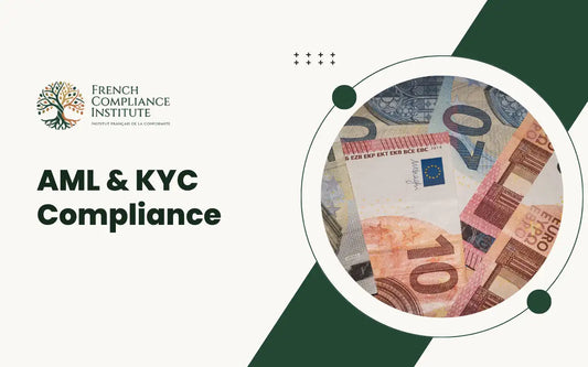 AML and KYC compliance with euro banknotes for financial crime prevention and regulatory compliance training.