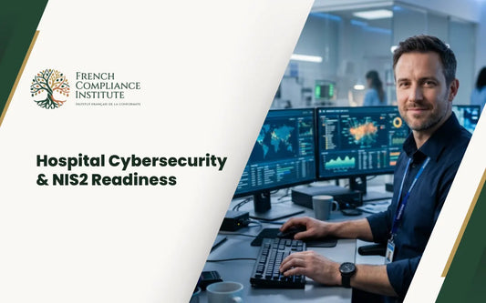 Hospital Cybersecurity & NIS2 Readiness covering healthcare cybersecurity, NIS2 compliance, cyber resilience, and risk management