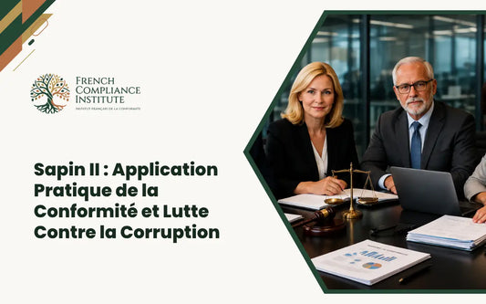 Équipe juridique et conformité professionnelle réunie dans une salle de conseil moderne avec des dirigeants examinant des documents, des rapports de gouvernance et des stratégies de conformité d’entreprise.