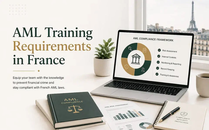 AML training requirements in France for financial institutions and regulated businesses