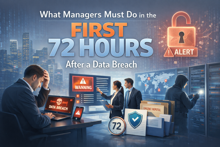 What Managers Must Do in the First 72 Hours After a Data Breach (Complete Guide)