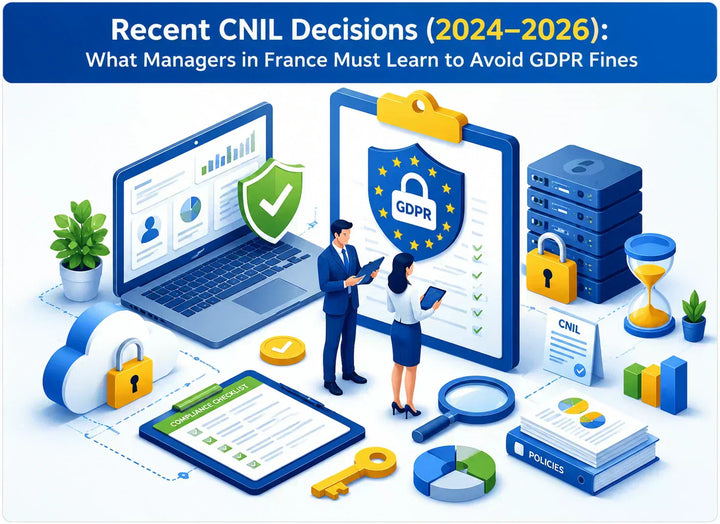 Recent CNIL Decisions (2024–2026): What Managers in France Must Learn to Avoid Costly GDPR Fines