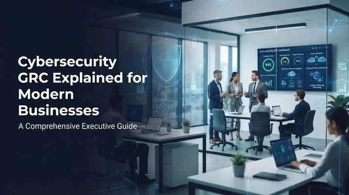 Cybersecurity GRC explained for modern businesses covering governance, risk management, compliance, and cyber resilience