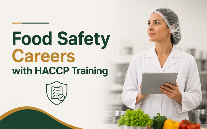 Food Safety Careers with HACCP Training covering food safety roles, HACCP skills, compliance, quality control, and career growth.  Select 75 more words to run Humanizer.