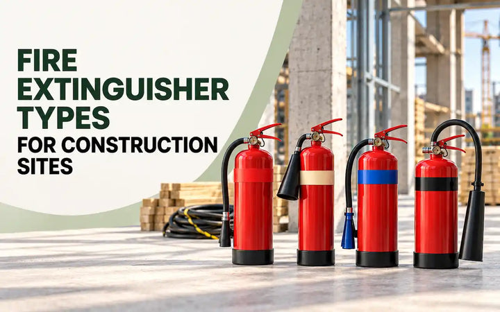 Fire Extinguisher Types for Construction Sites