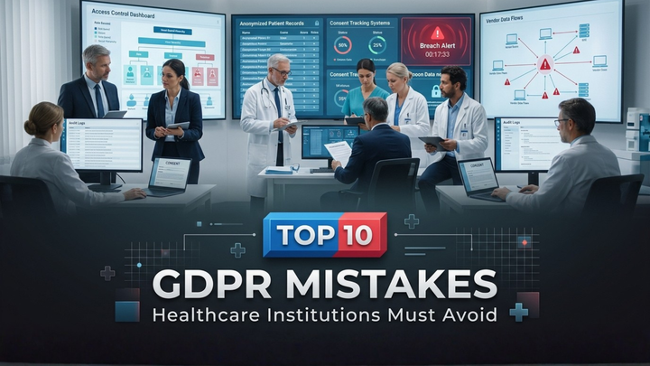 Top 10 GDPR Mistakes Healthcare Institutions Make and How to Avoid Them
