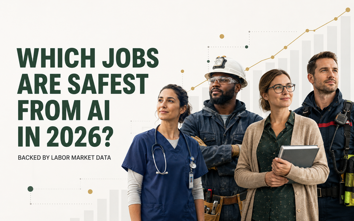 Which Jobs Are Safest From AI?: Backed by Labor Market Data