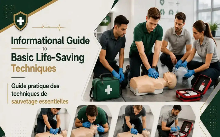 Informational guide to basic life-saving techniques and emergency response