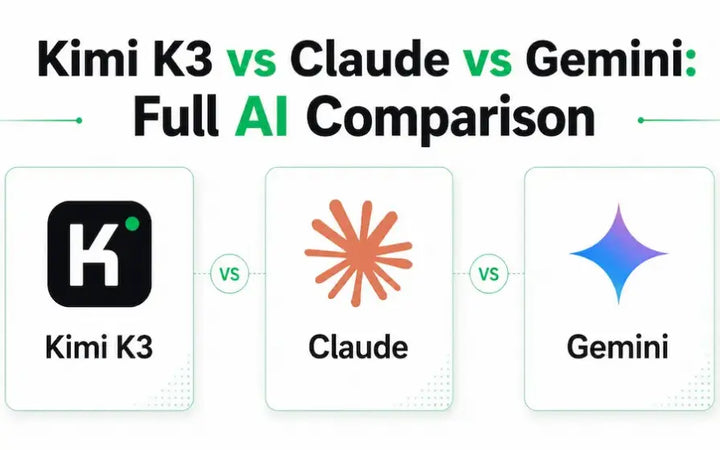 Kimi K3 vs Claude vs Gemini: Full AI Comparison