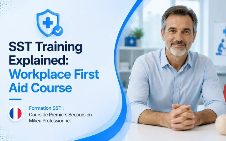 SST workplace first aid training course for emergency response and employee safety compliance in France