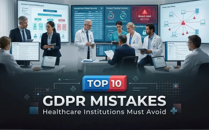 Top 10 GDPR Mistakes Healthcare Institutions Make and How to Avoid Them