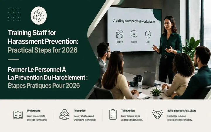 Workplace harassment prevention training for staff 2026