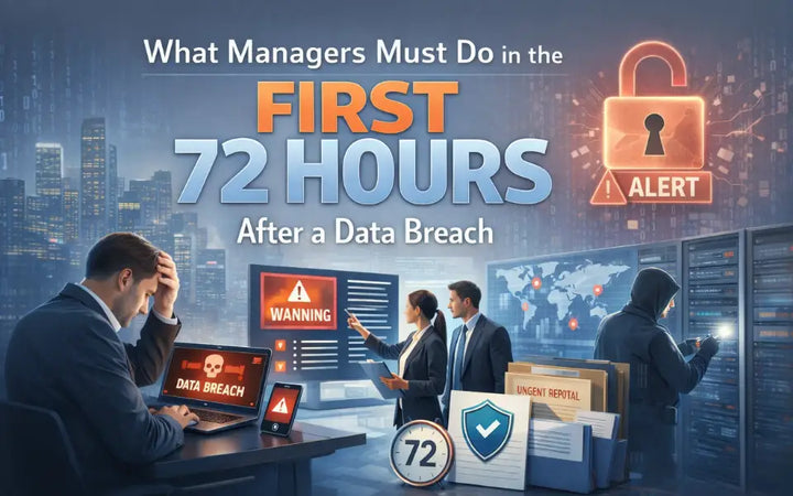 What Managers Must Do in the First 72 Hours After a Data Breach (Complete Guide)