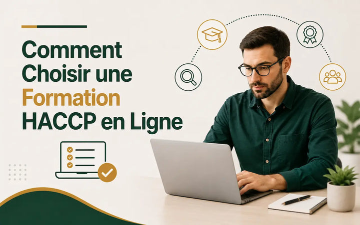 Comment choisir une formation HACCP en ligne : certification, contenu, flexibilité, qualité, reconnaissance et accompagnement.