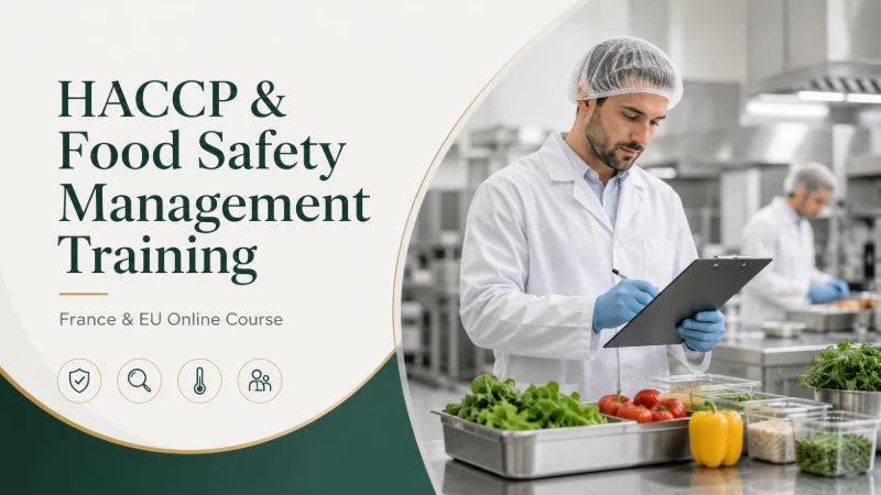 Online HACCP training with professional food safety inspection.