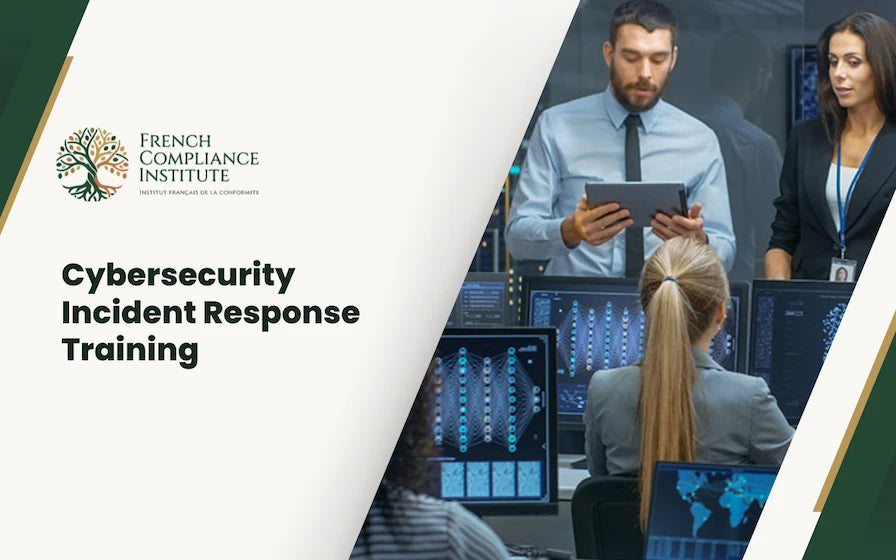 Cybersecurity Incident Response Training covering incident handling, threat response, recovery, and compliance