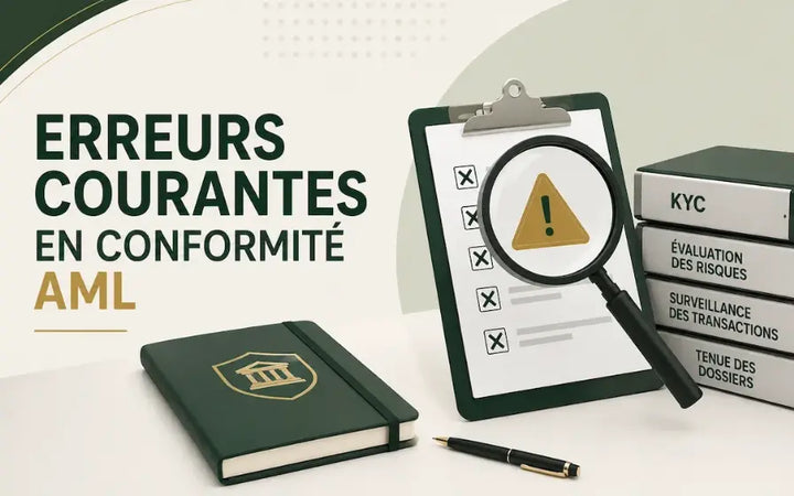 Erreurs courantes en conformité AML affectant la gestion des risques, les contrôles et la conformité réglementaire