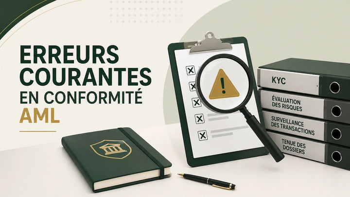 Erreurs courantes en conformité AML affectant la gestion des risques, les contrôles et la conformité réglementaire