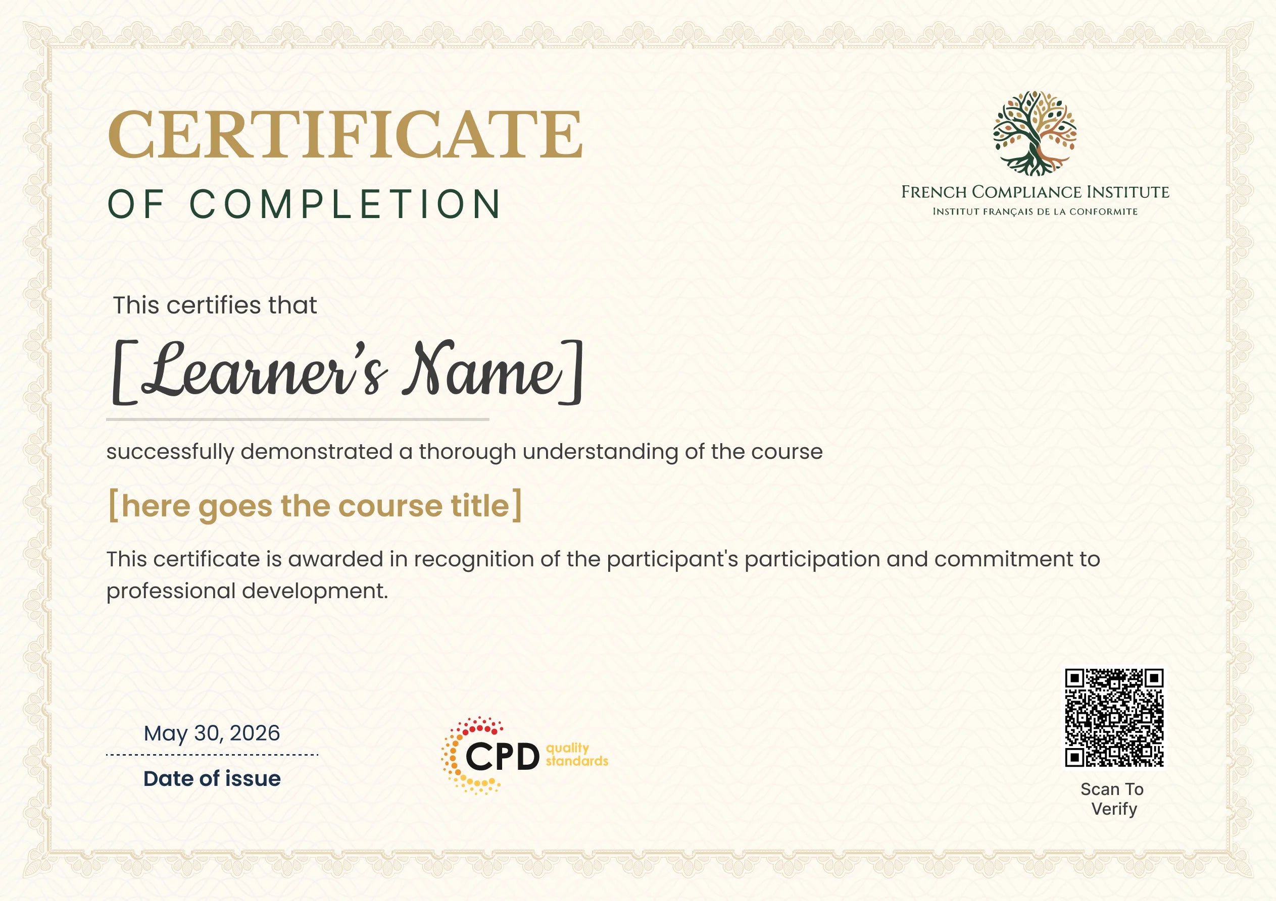 Certificate Image