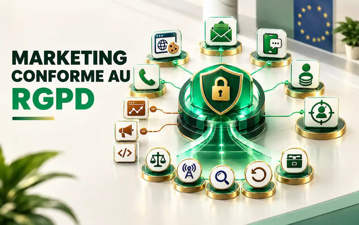 Marketing conforme au RGPD en France, avec une protection des données et des canaux marketing sécurisés — GDPR marketing France