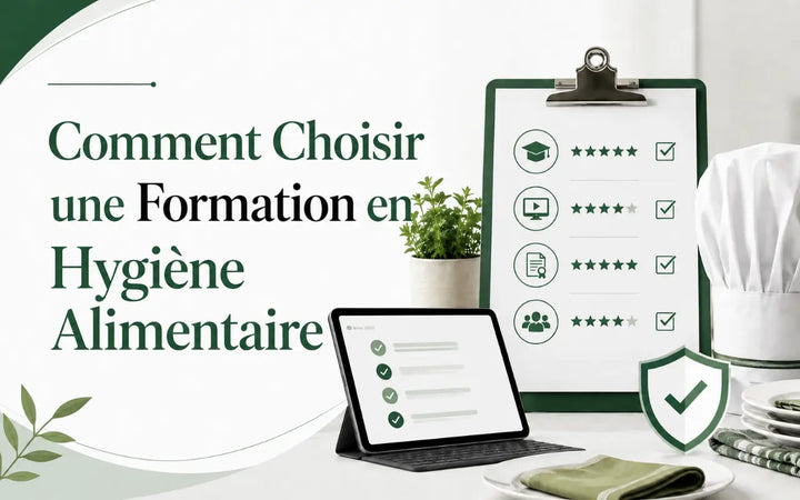 Comment choisir une formation en hygiène alimentaire pour restaurant selon la qualité, le format en ligne, la certification et les besoins de l’équipe.