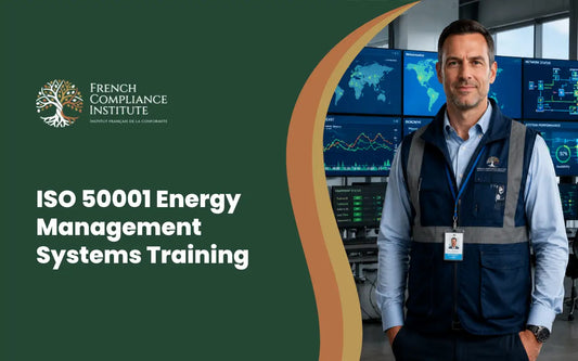 ISO 50001 Energy Management Systems Training covering energy management, ISO 50001 compliance, energy efficiency, and sustainability
