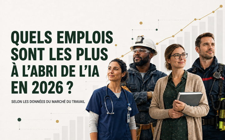Quels métiers sont les plus épargnés par l'IA