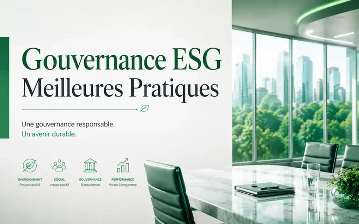 Gouvernance ESG : meilleures pratiques en salle de conseil moderne