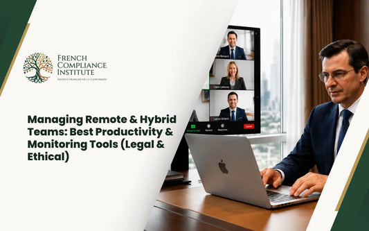 Manage remote and hybrid teams with productivity tools while ensuring legal and ethical compliance.