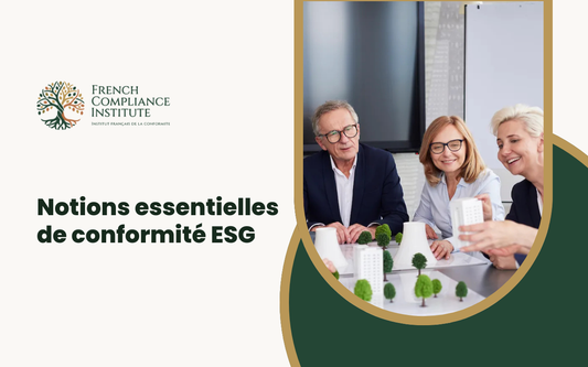 Les essentiels de la conformité ESG avec des professionnels discutant de la gouvernance d’entreprise durable et de la responsabilité environnementale.
