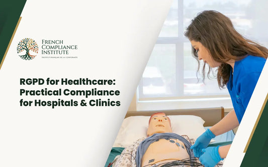 RGPD for Healthcare Practical Compliance for Hospitals & Clinics covering GDPR, healthcare data protection, privacy compliance, and patient data security