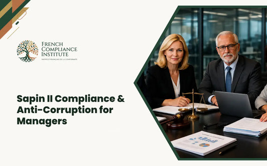 Professional legal and compliance team meeting in a modern boardroom with business executives reviewing documents, governance reports, and corporate compliance strategies.