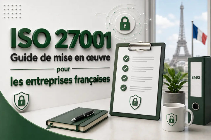 Guide de mise en œuvre ISO 27001 France avec checklist de sécurité du SMSI.